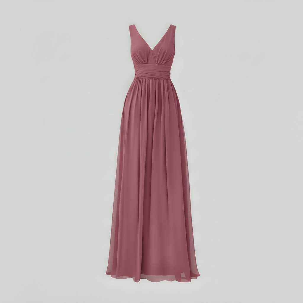 Elegant V-Neck Maxi Dress | Women's Summer Formal Dress