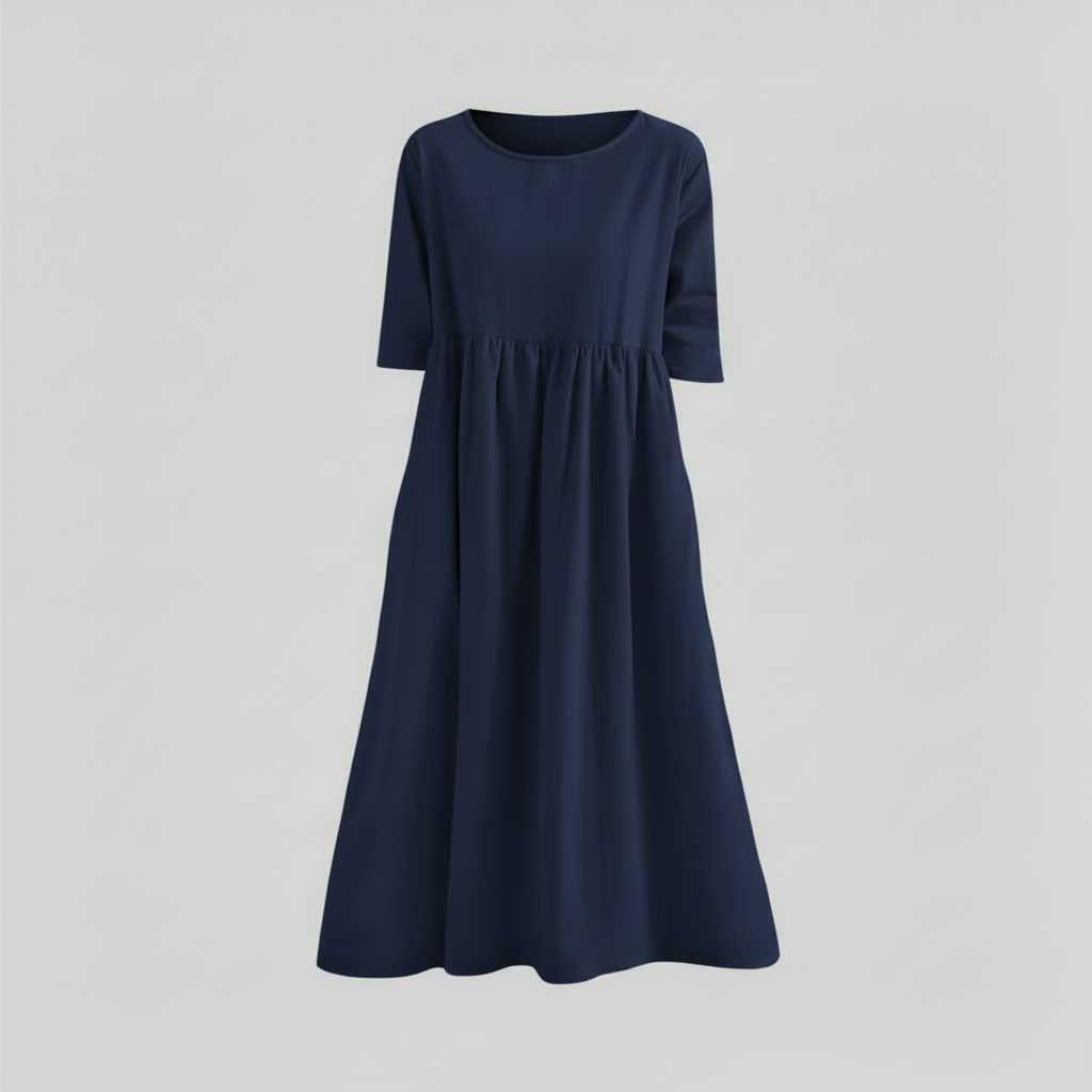 Loose Fit Midi Dress | Women's Summer Dresses
