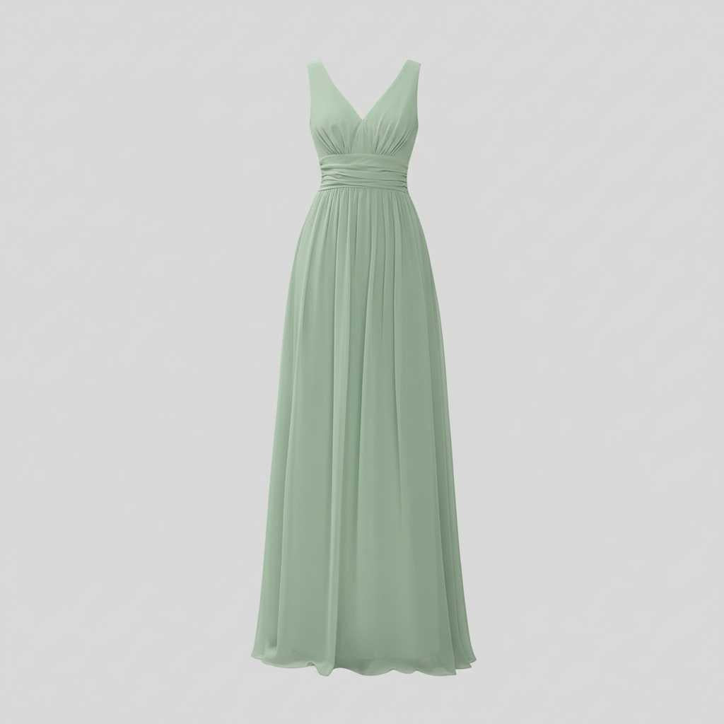 Elegant V-Neck Maxi Dress | Women's Summer Formal Dress