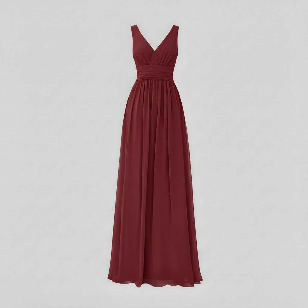 Elegant V-Neck Maxi Dress | Women's Summer Formal Dress