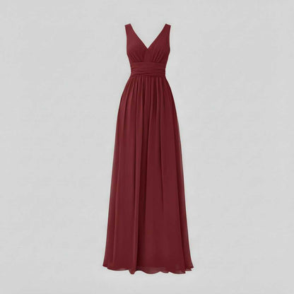 Elegant V-Neck Maxi Dress | Women's Summer Formal Dress