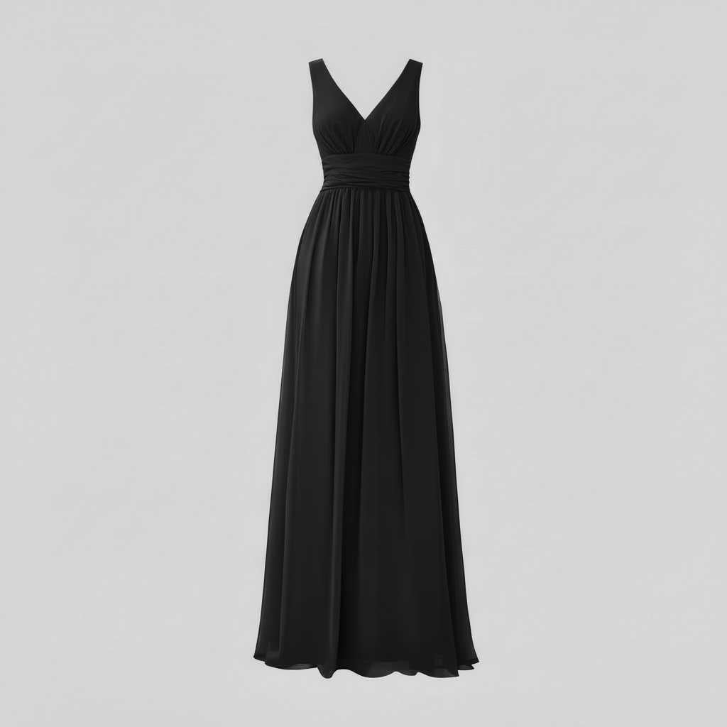 Elegant V-Neck Maxi Dress | Women's Summer Formal Dress