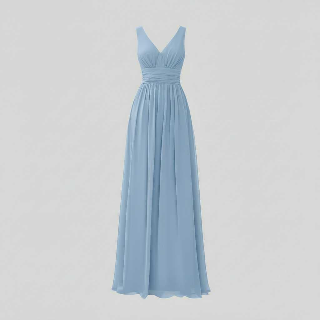 Elegant V-Neck Maxi Dress | Women's Summer Formal Dress