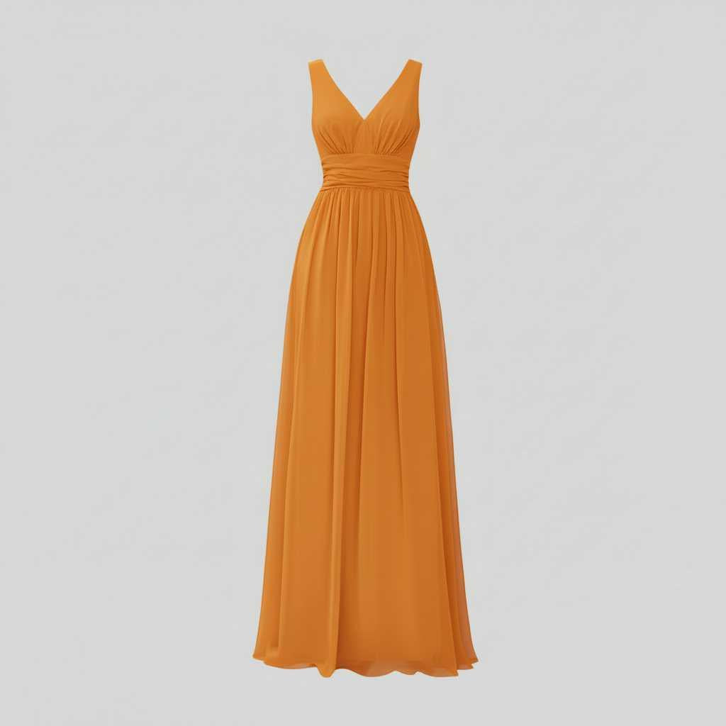 Elegant V-Neck Maxi Dress | Women's Summer Formal Dress