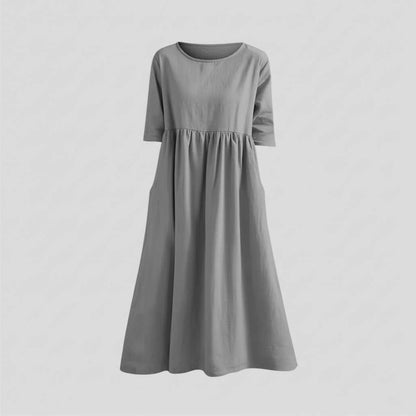 Loose Fit Midi Dress | Women's Summer Dresses