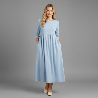 Loose Fit Midi Dress | Women's Summer Dresses