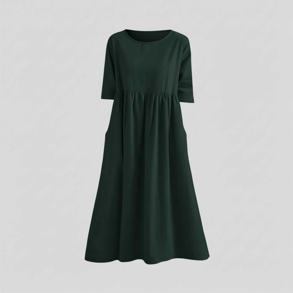 Loose Fit Midi Dress | Women's Summer Dresses