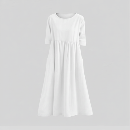 Loose Fit Midi Dress | Women's Summer Dresses