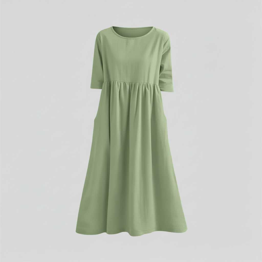 Loose Fit Midi Dress | Women's Summer Dresses
