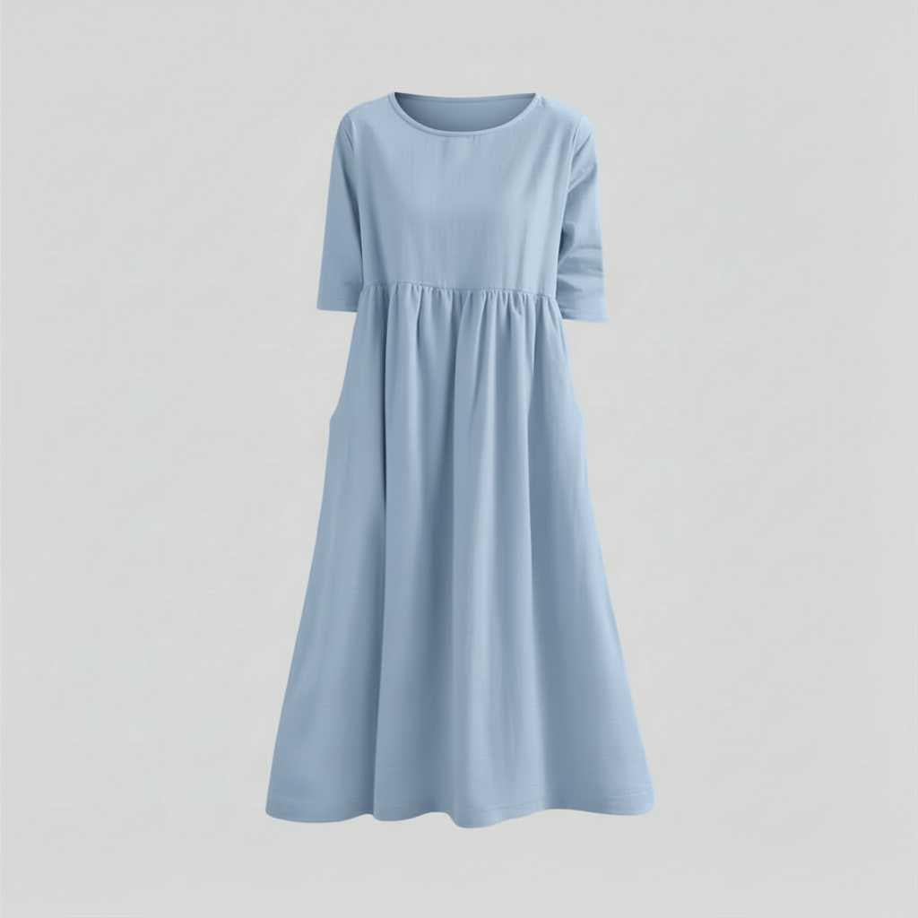 Loose Fit Midi Dress | Women's Summer Dresses