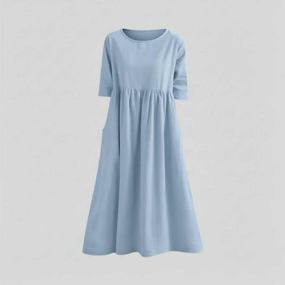 Loose Fit Midi Dress | Women's Summer Dresses