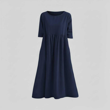 Loose Fit Midi Dress | Women's Summer Dresses