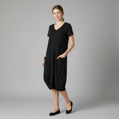 Loose Fitting Summer Midi Dress | Women's Dress