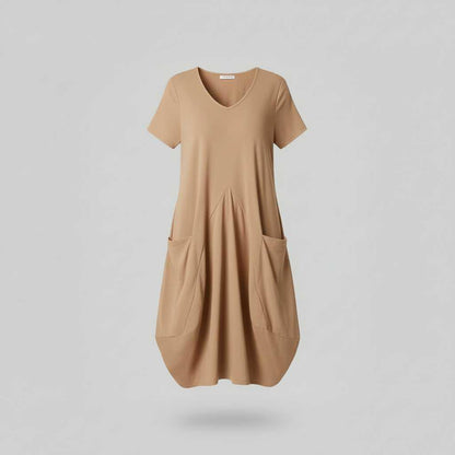 Loose Fitting Summer Midi Dress | Women's Dress