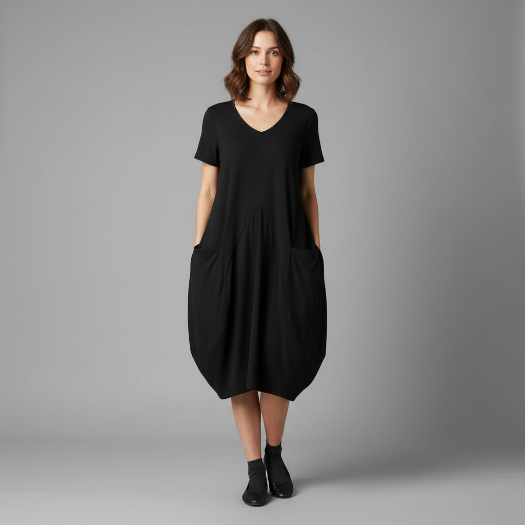 Loose Fitting Summer Midi Dress | Women's Dress