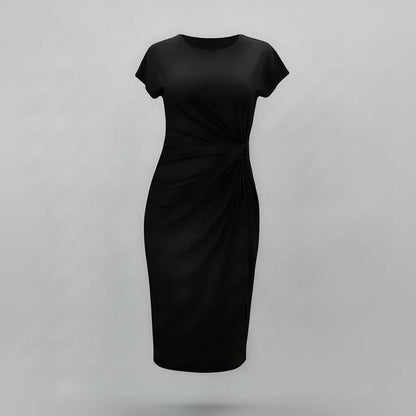 Women's Short Sleeve Midi Dress | Formal Dresses