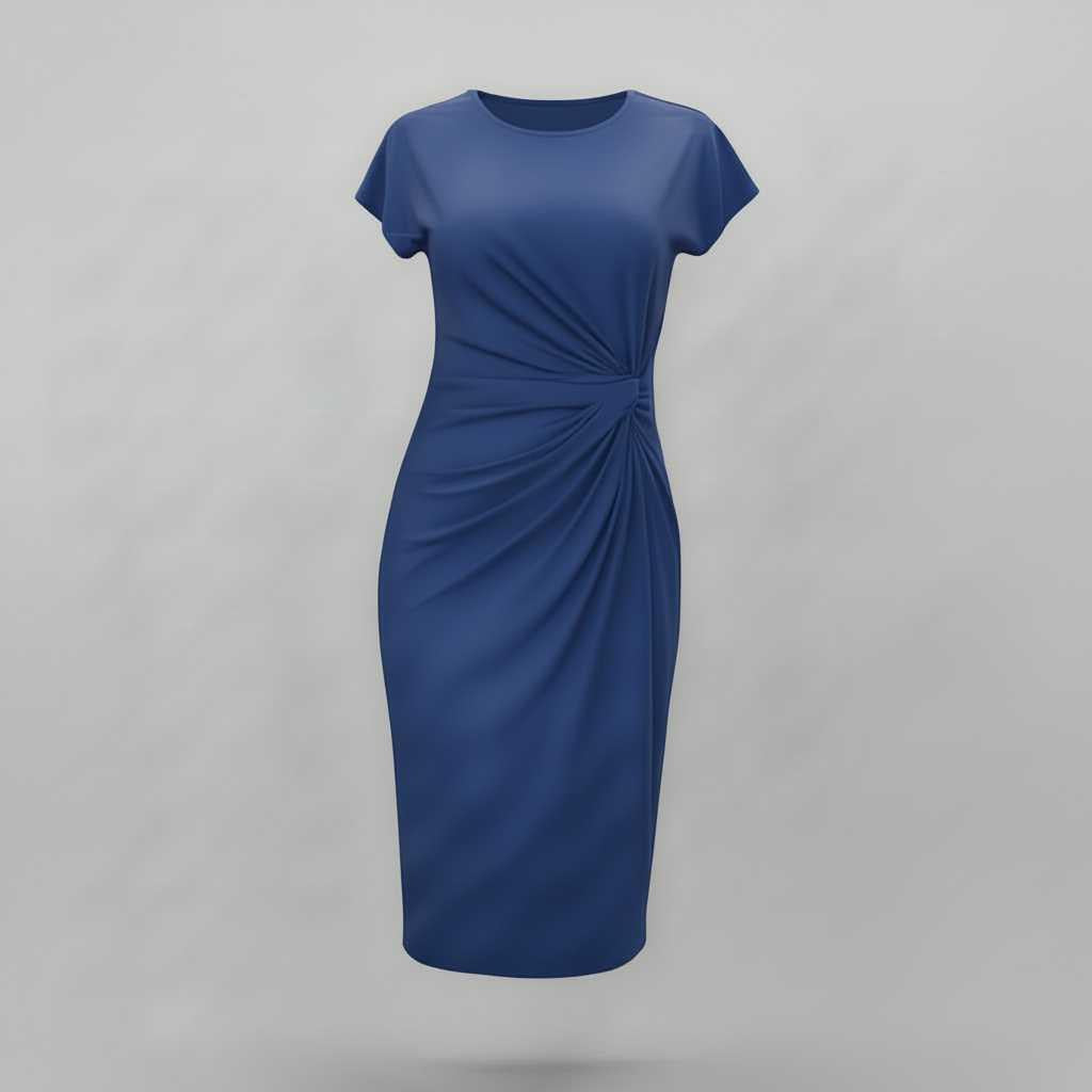 Women's Short Sleeve Midi Dress | Formal Dresses