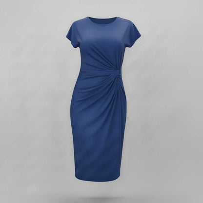 Women's Short Sleeve Midi Dress | Formal Dresses