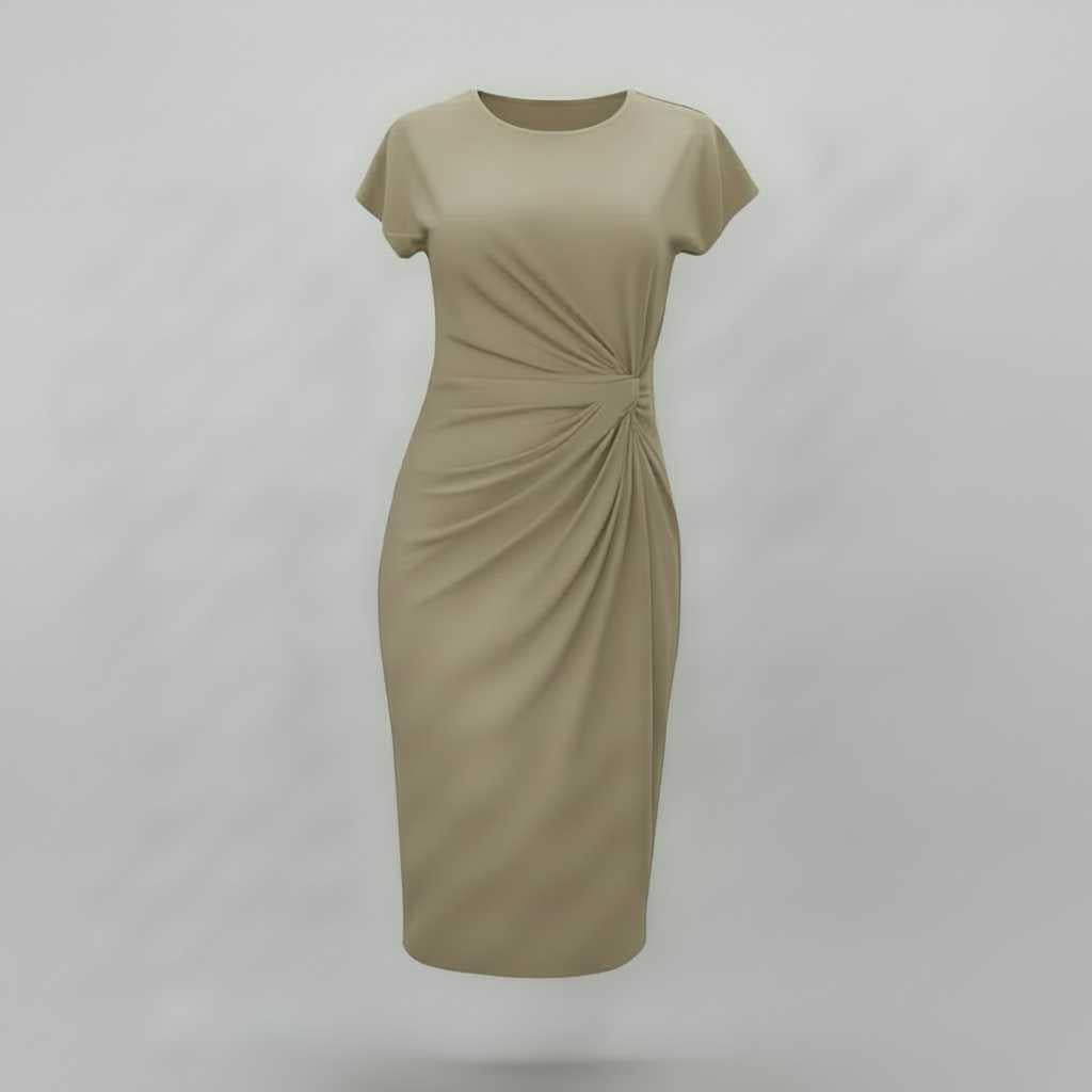 Women's Short Sleeve Midi Dress | Formal Dresses