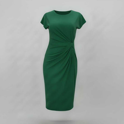 Women's Short Sleeve Midi Dress | Formal Dresses
